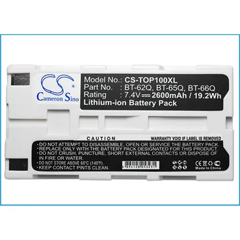 CS 2600 mah Батерия за Amada Miyachii MM-410A MM-410A-00-00 2M1183 Fuji Electric systems Topcon SHC2500 Събиране на данни