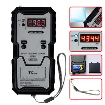 Автомобилни Дистанционни ключове Инфрачервен честотен тестер 100 М-1 Ghz Частотомер Цифров електронен инфрачервен брояч на Честотата на инструмента за Диагностика на