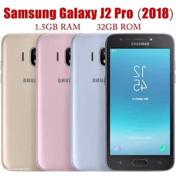 Samsung Galaxy Grand Prime J2 Pro (2018) J250F Двойна 4G мобилен телефон 1,5 GB оперативна памет И 32 GB ROM Мобилен Оригинален Отключени Мобилен телефон с камера