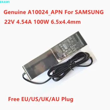 Истински A10024_APN 22V 4.54 A 100W A10024-APN A10024N_APN Адаптер За SAMSUNG Зарядно устройство за монитор