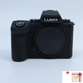 Калъф за цифров фотоапарат Panasonic Lumix S5M2 със защита от надраскване, мек Силикон корпус, Защитно покритие Защитно кожата с чиста дръжка