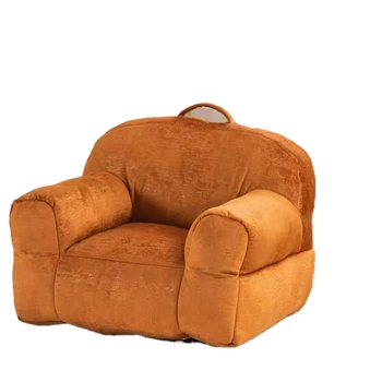 Нова тенденция продукт Оранжево Кадифе плат С Уютна дрямка Мебели за хола Разтегателен чанта Мързел Bean за хол