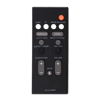 Дистанционно управление FSR78 ZV28960 за Yamaha YAS-106 YAS-207 ATS-1060 YAS-107 ATS-1070 Система на Звуковия панел Bluetooth