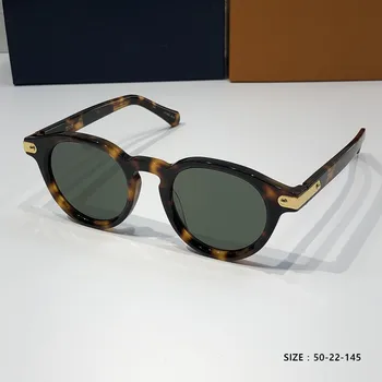 2023 Ретро слънчеви очила за мъже и жени, модни слънчеви очила в малка кръгла рамка, маркови и дизайнерски слънчеви очила с UV400