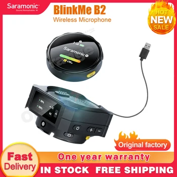 Saramonic BlinkMe B2 Безжичен Микрофон на Ревера за огледално-Рефлексни фотоапарати, iPhone, Android Type-C излъчването на живо