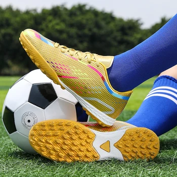 Младежка мода футболна обувки за възрастни и деца, спортни обувки за улицата, спортни обувки за футбол на трева TF/FG