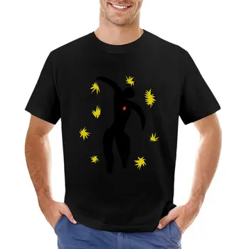Матис Колаж Звездна нощ Тениска мъжка Блуза, тениски мъжки тениски по поръчка мъжки тениски, ежедневни стилни