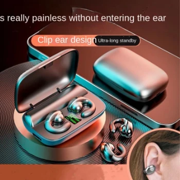 Bluetooth слушалки с костна проводимост, открит скоба за ушите, безжични слушалки, спортни слушалки за Realme GT2 Pro Realme Q3t XiaoMi Redmi