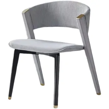 Трапезария стол от масивно дърво, всекидневни стол с облегалка, Лека Луксозните мебели в италиански стил
