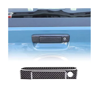 Тампон върху дръжката на задната врата на колата стикер, стикер за Ford Maverick 2022 2023, Аксесоари - Меко въглеродни влакна