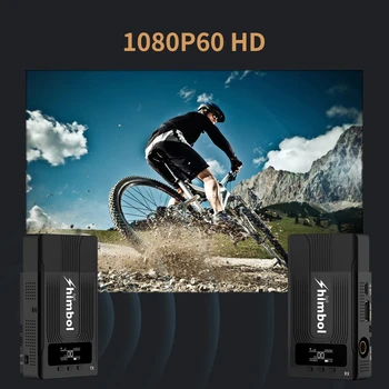 Безжична система за пренос на видео сигнал Shimbol ZO600S 1080P60, което е съвместимо с HDMI SDI, за Slr/MILC камери 600 метра Далечни разстояния с ниска латентност