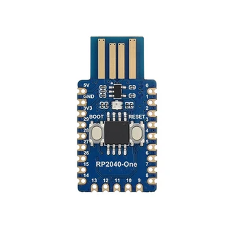 Waveshare RP2040-One Development Board Type-Версия 4 MB Флаш памет за таксите за разработка на микроконтролери, Raspberry Pi