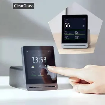 Qingping ClearGrass Air monitor Retina Touch IPS Екран на Мобилно сензорно управление На закрито и на открито Детектор на въздуха с чиста Трева