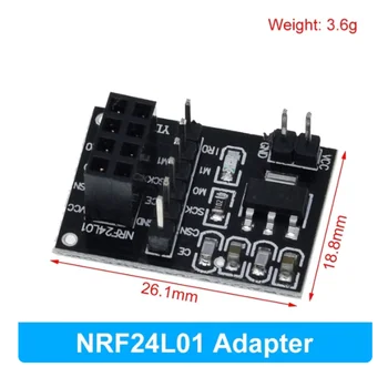 NRF24L01 + 2,4 G модул за безжичен пренос на данни 2,4 Ghz NRF24L01 обновена версия на NRF24L01 + PA + LNA на 1000 метра за Arduino