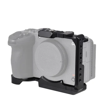 Преносима камера от алуминиева сплав, съвместими с камери SONY FX3/FX30 с прикрепен за студено башмака с резбови отвори 1/4 инча и 3/8 инча