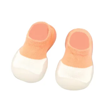 Детски чорапи, Обувки за бебета, за да е подходяща по цвят до детски Обувки за момчета, Куклени Сладки бебешки чорапи подметка, Обувки за Първите Проходилки за малки момичета