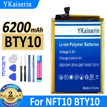 Батерия YKaiserin I 10 6200mAh за NFT10 BTY10 Bateria 