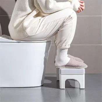 Дебела и здрава Сгъваема скамеечка за краката, за тоалетни С висока носеща способност Скамеечка за краката За тоалетна Екологично чиста
