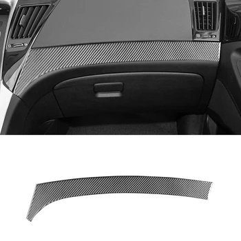 Тампон върху накладку за Централната конзола на втория пилот от въглеродни влакна, Стикер за Hyundai Sonata 8th 2011-2014 Аксесоари