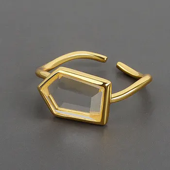 Оригинален дизайн, прости пръстени с кристали за жени, бижута сватба и за Годеж, подаръци, Нестандартен, Популярно пръстен на пръста