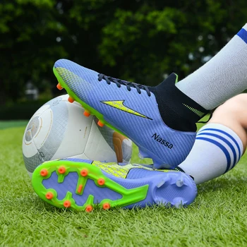 C. Diqna Chuteira Society Футболни Обувки на Едро Улични Износоустойчиви футболни обувки С шипове Спортни Маратонки за футзала