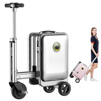 Airwheel 2023 SE3S Нов многофункционален калъф-количка с притежателя на телефона, водоустойчив умен багаж с USB порт за зареждане, куфар