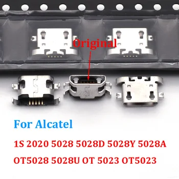 5-20 парчета Ново Usb Зарядно устройство Конектор за Зареждане на Пристанището Докинг станция За Alcatel 1S 2020 5028 5028D 5028Y 5028A OT5028 5028U OT 5023 OT5023