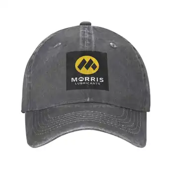 Лого Morris Lubricants Модерен висококачествен деним, шапка, Вязаная капачка, бейзболна шапка