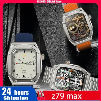 Смарт часовници Z79 MAX Full touch Hd 2,1 320*385 460 ма Кръвно налягане Кислород Спортни Часовници SOS Bluetooth Предизвикателство Телефон