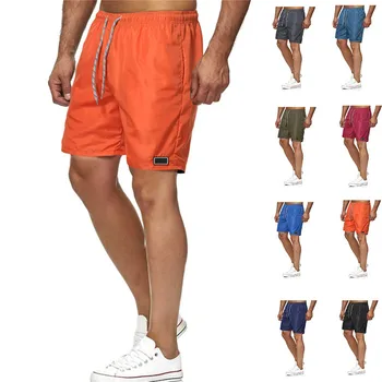 Ежедневни Дишащи мъжки летни шорти за бягане на къси Панталони, Спортни мъжки къси панталони в стил ретро