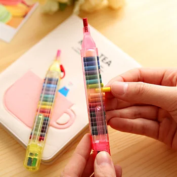 12/20 цветове цветни моливи за рисуване на графити в маслен пастел Изкуството на детска градина сам Цветни Моливи за рисуване Канцеларски материали