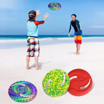 3 различни цвята на Гъвкави плочи EVA Летящи дискове Можете да изберете Мек Въртящ се Творчески диск за игра в намеря Сгъваем Бумеранг