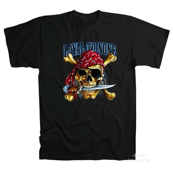 Тениска JHPKJPiraten на Хелоуин с Черепа, Мотото на Готическата пиратски партита, Весели Дишаща Топ, Свободна Ежедневни мъжки t-shirt S-3XL