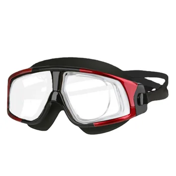 От-1.5 до -10,0 Очила за плуване при Късогледство Силиконова Голяма Дограма Фарове за Очила за Плуване На Поръчка Различна Степен на Лявото и Дясното Точка