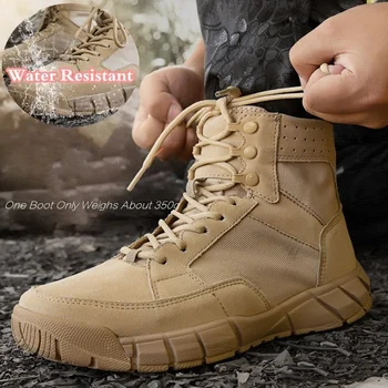 Военни обувки, Мъжки улични катерене туристически високи обувки нескользящие свръхлеки дишащи пролетно-есенни dr. dr. тактически обувки