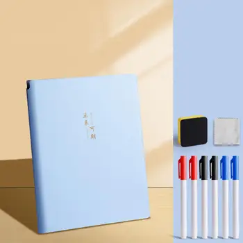 Преносима Бяла Дъска Portable Notepad за Бяла дъска Формат А4/а5, Стираемый за многократна употреба Тетрадка За Записи с Притежателя на Флумастер за Студенти