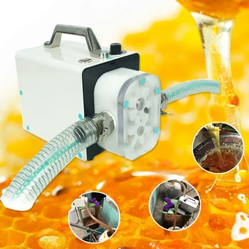 Електрическа Машина за бутилиране на мед HFP-1, Автоматичен Филтър за примеси, Помпа за подаване на вискозни течности, Преносими Инструменти за пчеларството