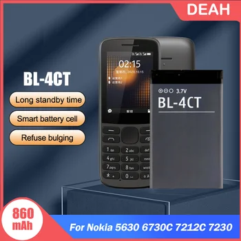 1-5 бр. батерия BL-4CT BL 4CT BL4CT 3,7 НА Литиева Акумулаторна батерия на телефона 860 ма За Nokia 5310 6700s 7310c 5630 5300XM 6730C 7212C