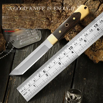 Известен Етнически ръчен нож за месо на скара с медна глава, открит Преносим Кила, вградена маса за хранене, Нож, плодов нож