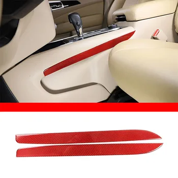 За Nissan Pathfinder 2013-2018 Стикер за украса на интериора на колата от мека въглеродни влакна, Централен пулт за превключване на предавките, Странични облицовки, Аксесоари за интериора