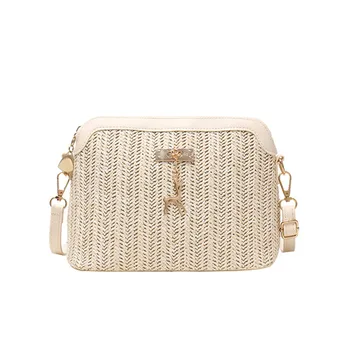 Модерна Дамска чанта през рамо, Плажна чанта в стил Бохо, Чанта с цип, Малък Елен, Женствена чанта на едно рамо, Чанта през рамо за Жени