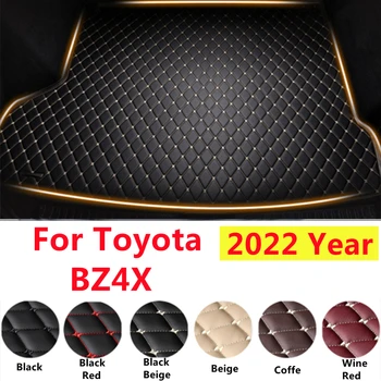 Кожени постелки за багажник на кола SJ XPE, произведени по поръчка за Toyota BZ4X 2022 година на издаване, при всякакви метеорологични условия водоустойчива килими за багажника карго подложка