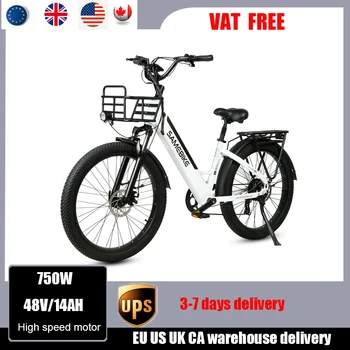 EU Stock Ebike 750 W мотор 48V14Ah литиева батерия дълъг живот на електрически велосипеди 26 инчов гума градска пътят е планински електрически велосипед
