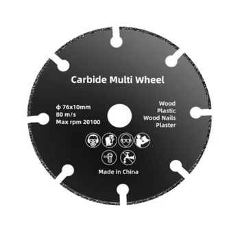 1 бр. 76 мм, 3-инчов режещ диск, Кръгови Шлифовальное колело е от смола, Пильное платно За плосък обработка на метали и твърди материали