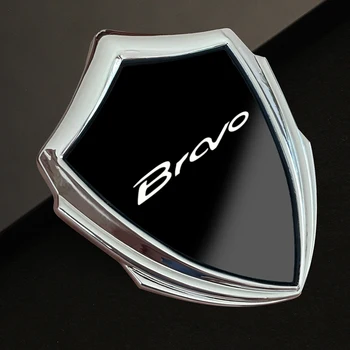 автоаксесоари 3D метални аксесоари автомобилни стикери за Fiat BRAVO