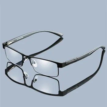 Висококачествени мъжки Титанов очила за четене; Очила от сплав; Несферические обектив с 12-слойным покритие; Очила за четене за мъже и жени