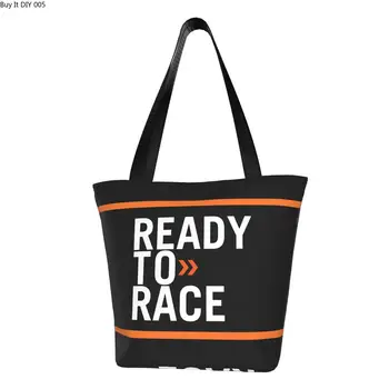 Готова за състезание чанта за пазаруване с принтом от платното, чанта за пазаруване, Преносима състезателна спортна чанта за мотоциклетист