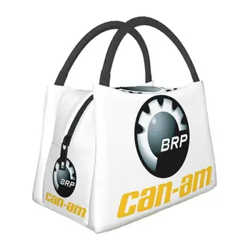 С логото на Can Am BRP ATV, изолирани чанти за обяд за пикник на открито, Преносим охладител, термобокс за Bento За жени