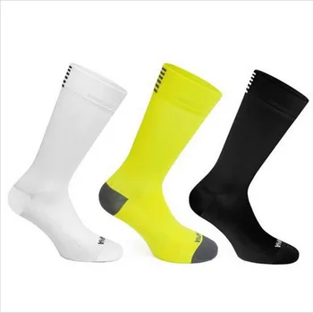 Висококачествени спортни чорапи професионално марка, дишащи пътни колоездене, чорапи, мъжки и дамски спортни чорапи за активен отдих, Велосипедни състезания чорапи