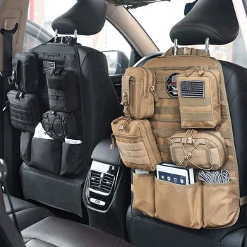 Органайзер за задната седалка на колата, тактически аксесоари, Армейски калъф Molle, чанта за съхранение, Военна чанта за самостоятелно за лов на открито